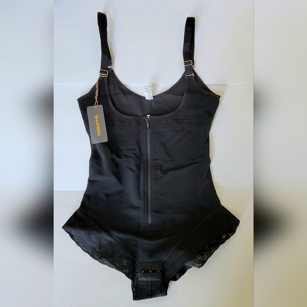 SHAPERX Shapewear Fajas Colombianas Tummy Control Bodysuit Large Black